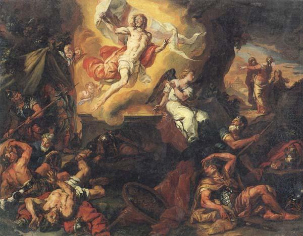 The Resurrection of Christ, Johann Carl Loth